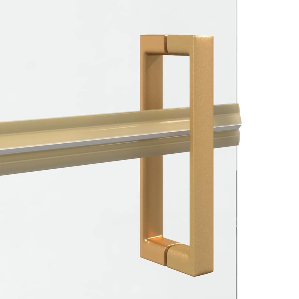 Faltbare begehbare Duschwand Transparentes ESG Glas 70x190 cm