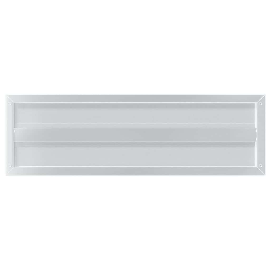 Wandregale 2 Stk. 100x40 cm Silbern Edelstahl