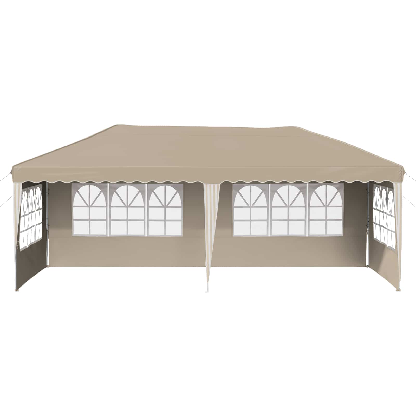 Pop-up Partyzelt 575 x 290 x 245 cm Creme