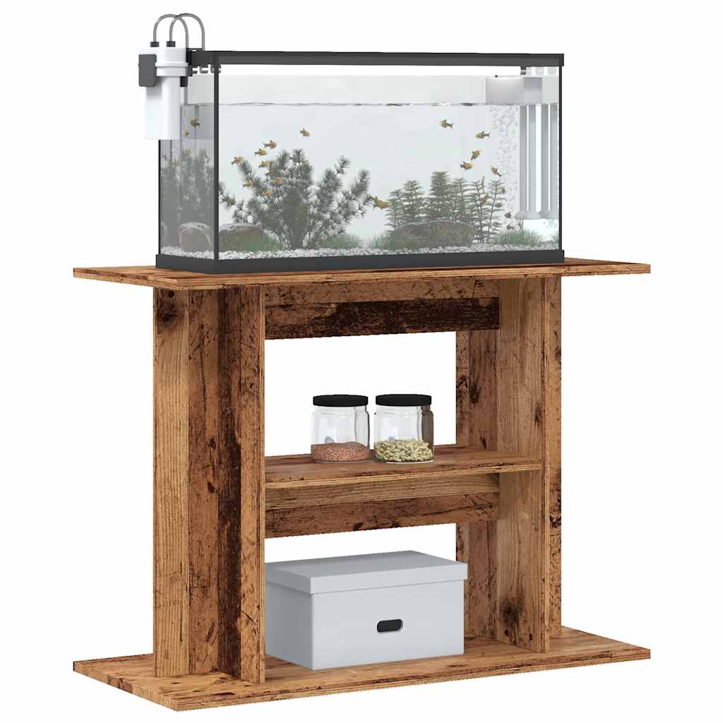 Aquariumständer Weiß 60x30x60 cm Holzwerkstoff