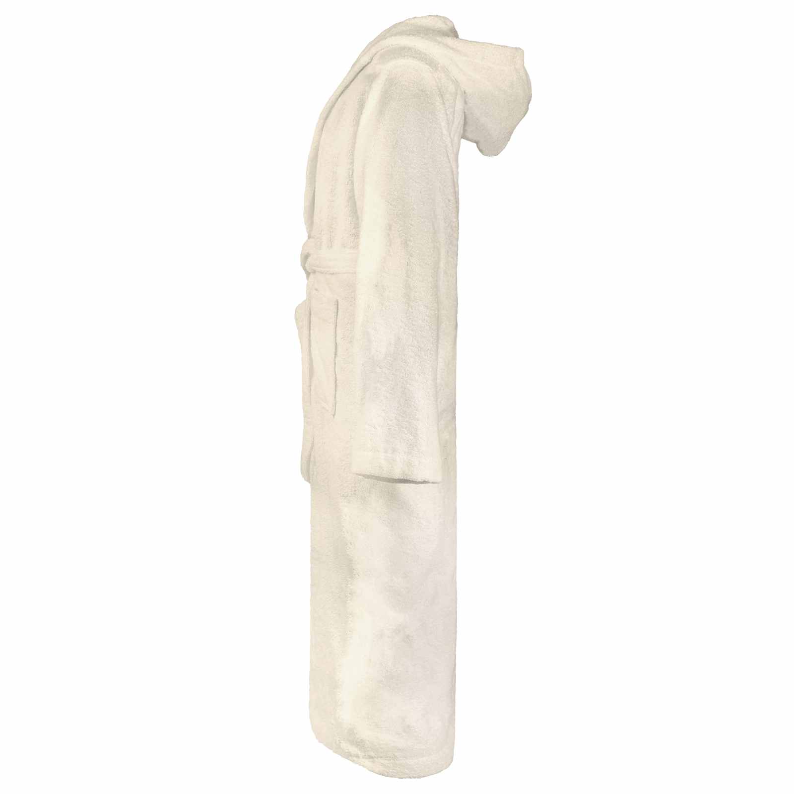 Bademantel KINN Weiß S Baumwolle