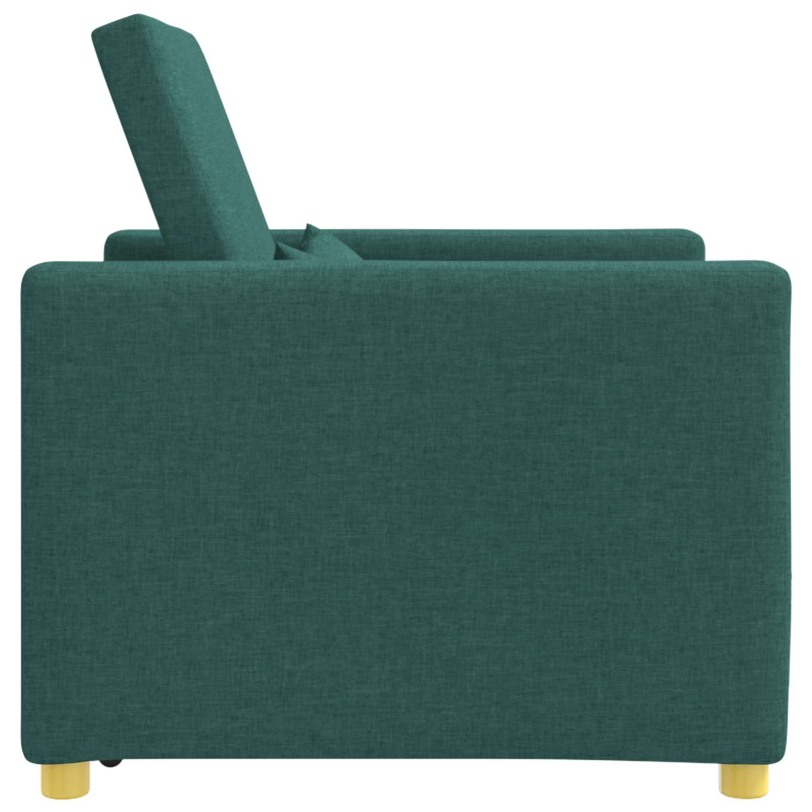 Ausziehbare Schlafcouch Einzel Hellgrau 90 x 165 x 87 cm Stoff