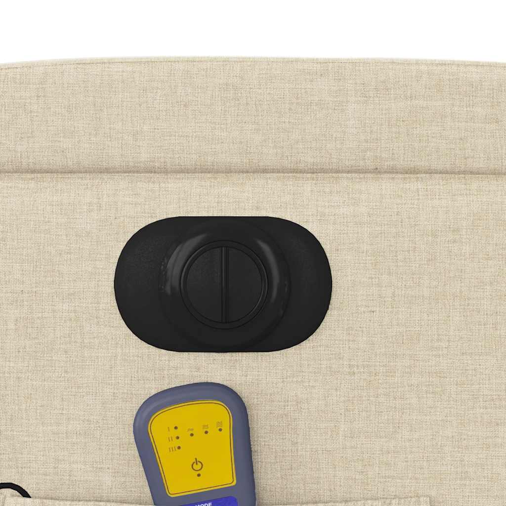 Relaxsessel Elektrisch Hellgrau Stoff