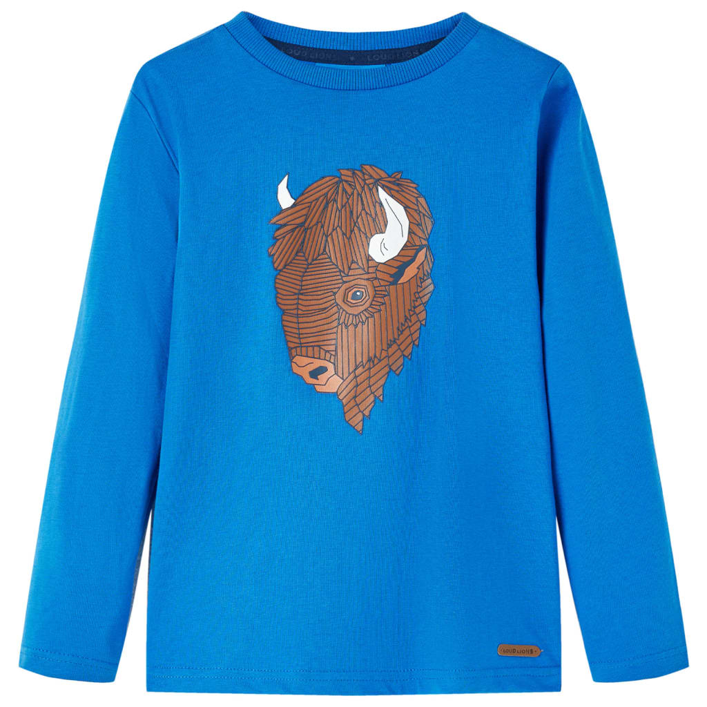 Kinder-Langarmshirt Dunkelrot 140