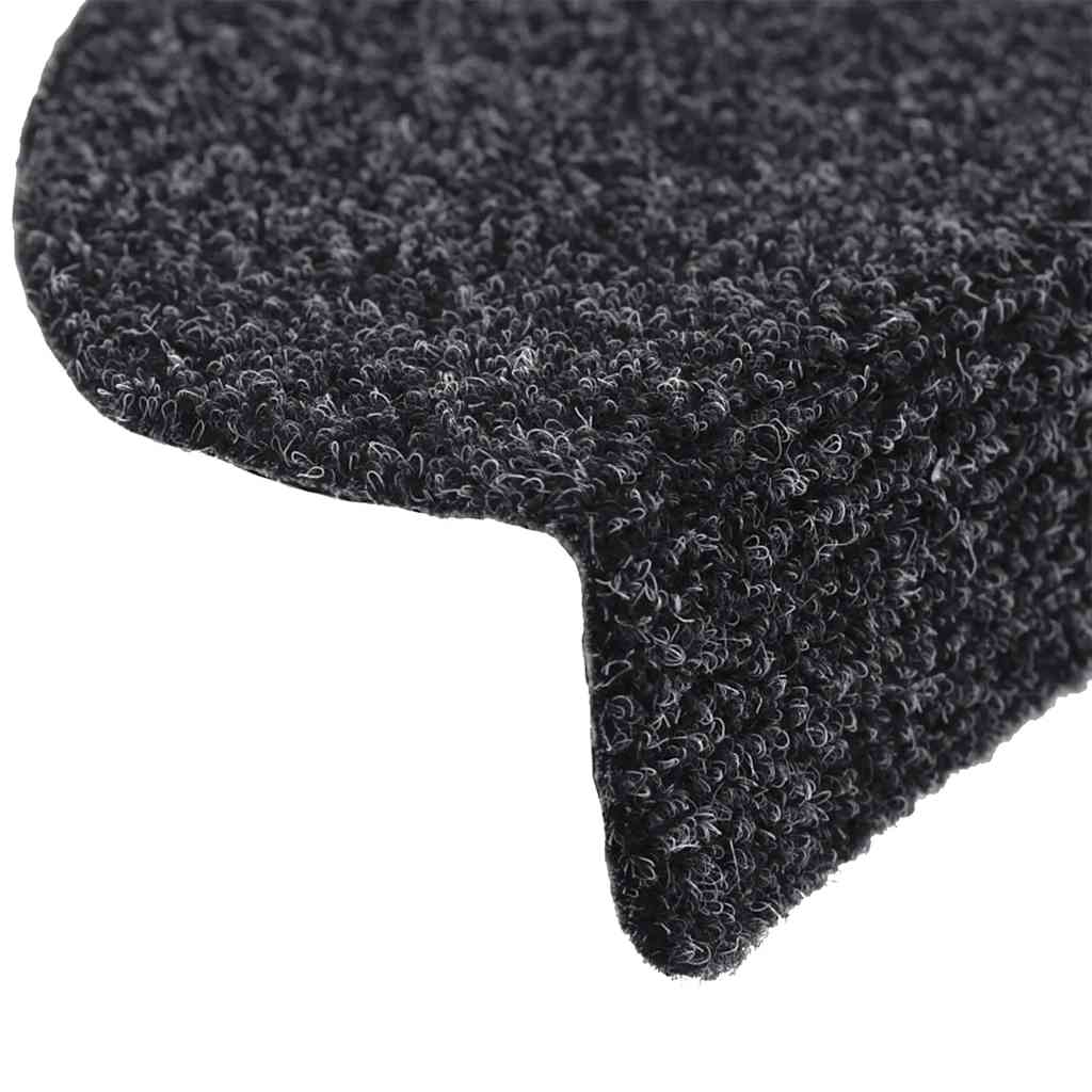 Stufenmatten Selbstklebend 15 Stk. 56x17x3 cm Hellbraun Halbrund