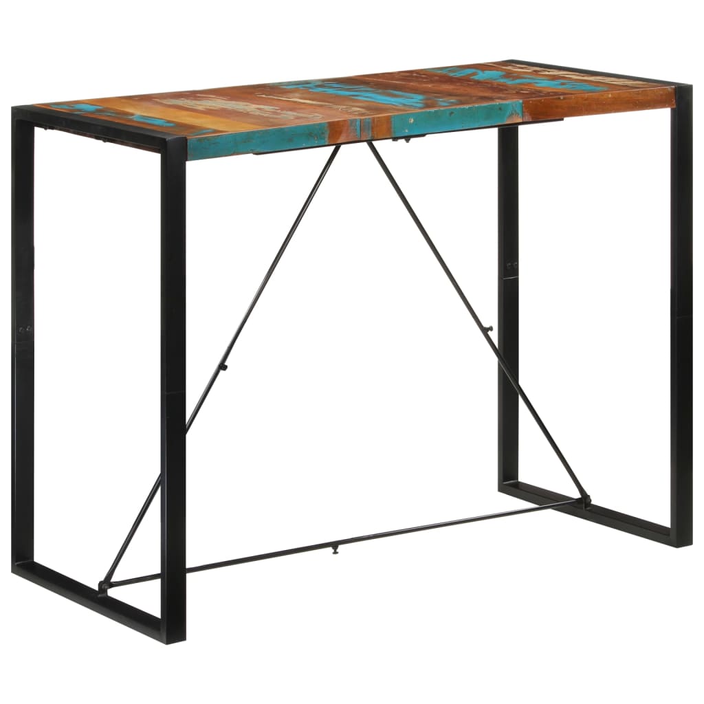 Bartisch 110 x 60 x 110 cm Massivholz Mango