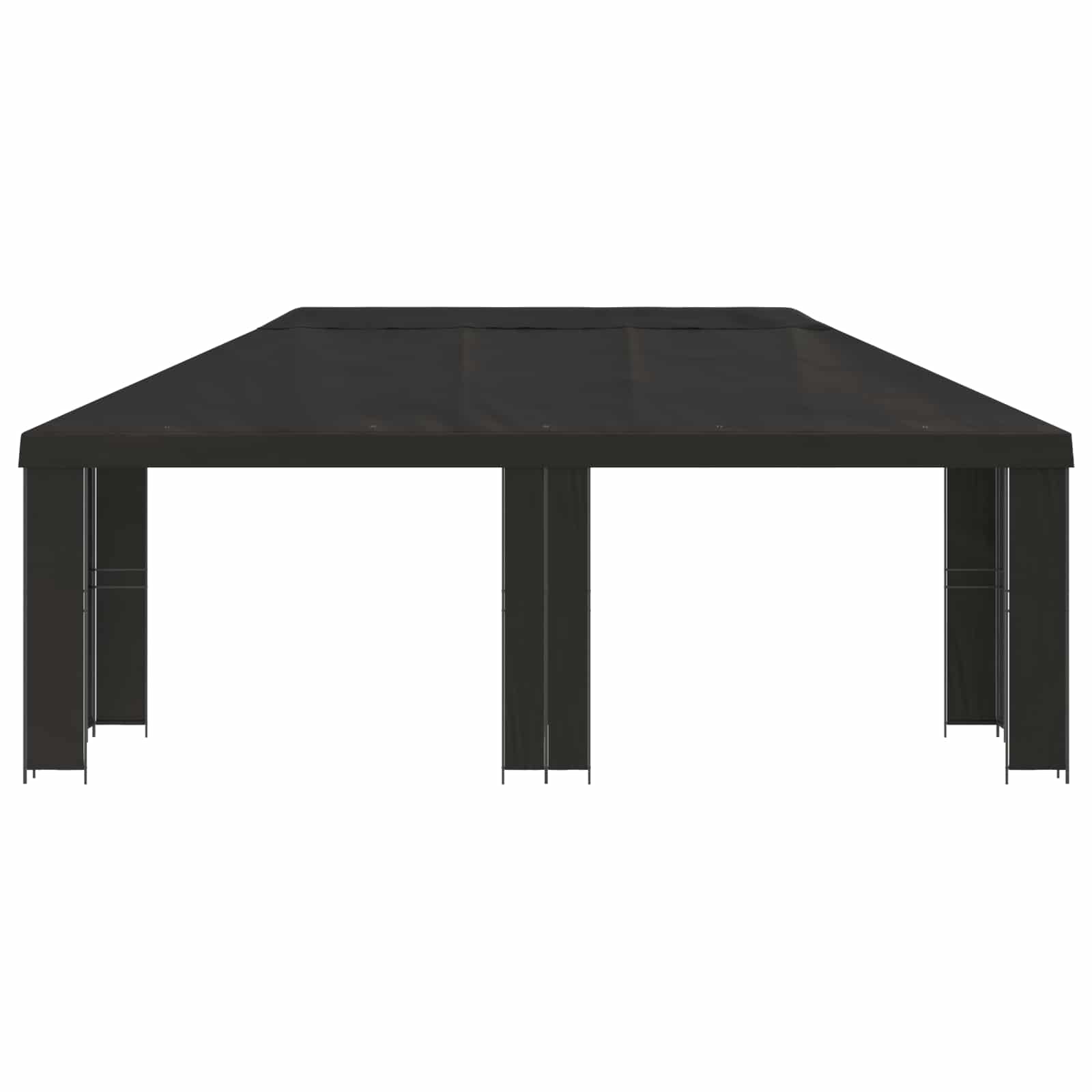 Garten Pavillon 6 x 3 m Beige Polyester und Stahl 190