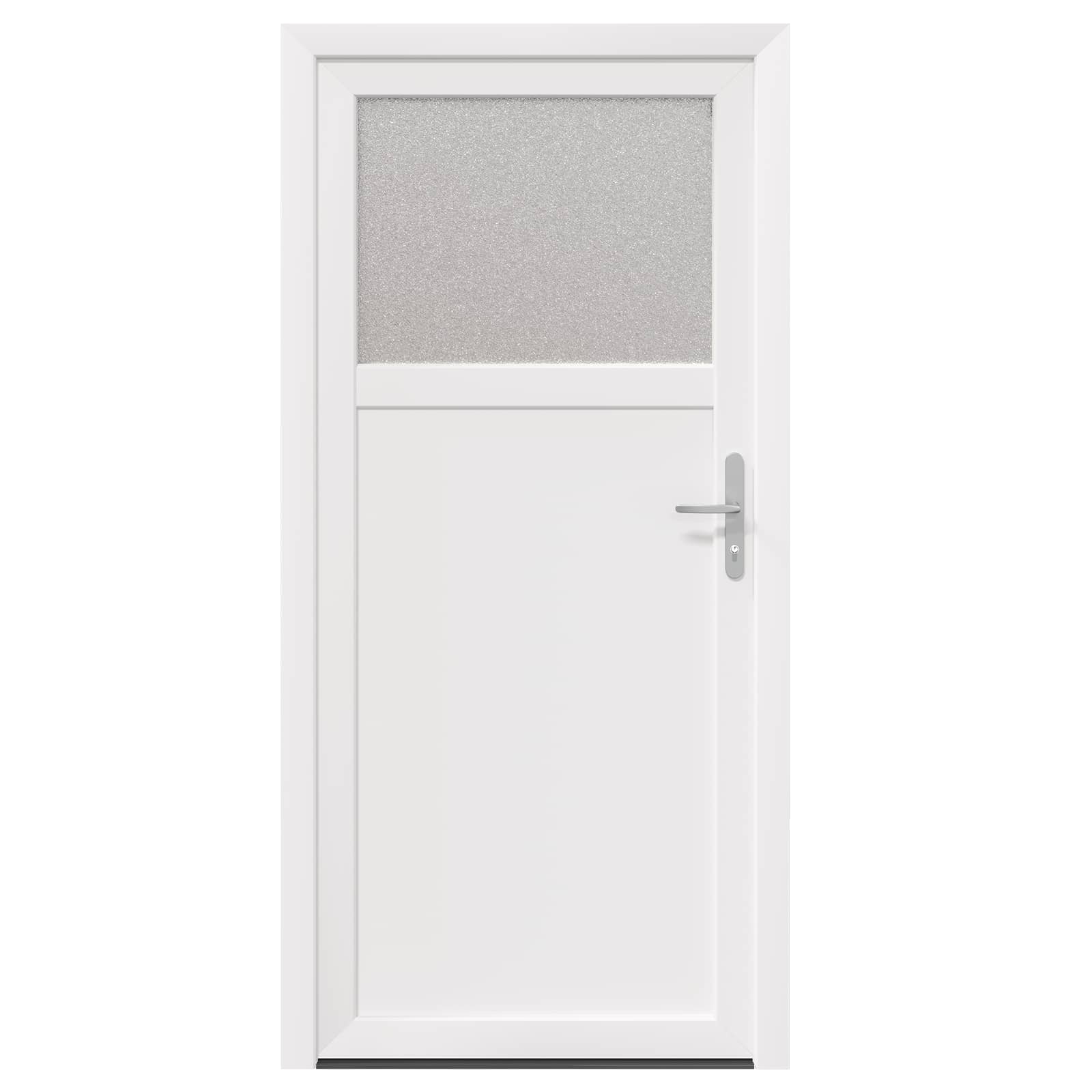 Seiteneingangstür Anthrazit 98 x 198 cm PVC