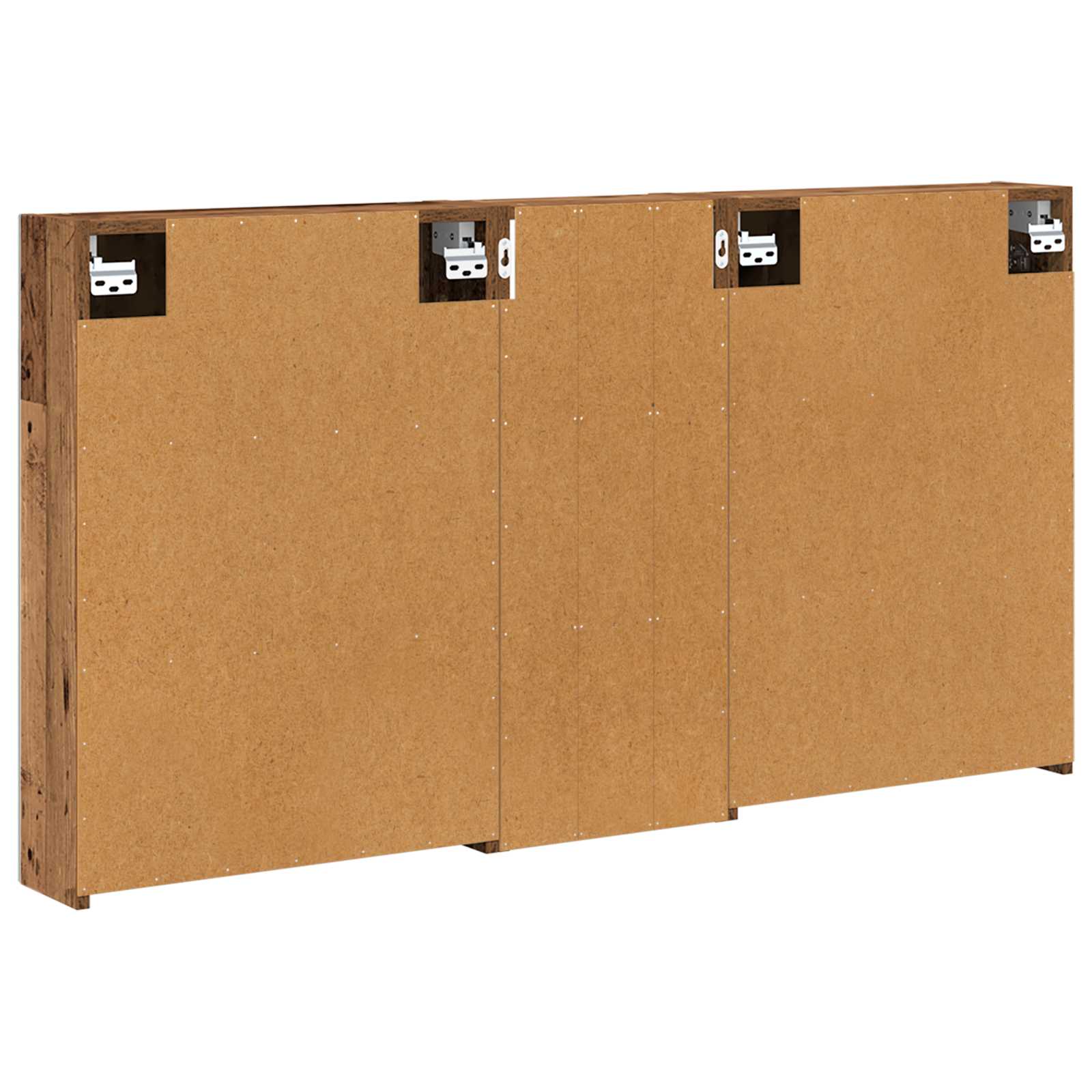 Badezimmerschrank-Set 3 pcs 80 x 10,5 x 50 cm Holzwerkstoff