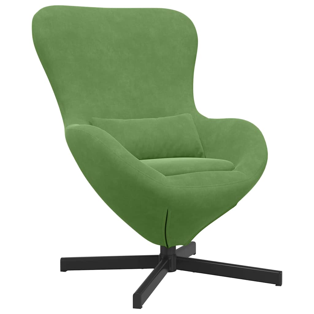 Eiersessel Blau 63 x 73 x 90 cm Samt