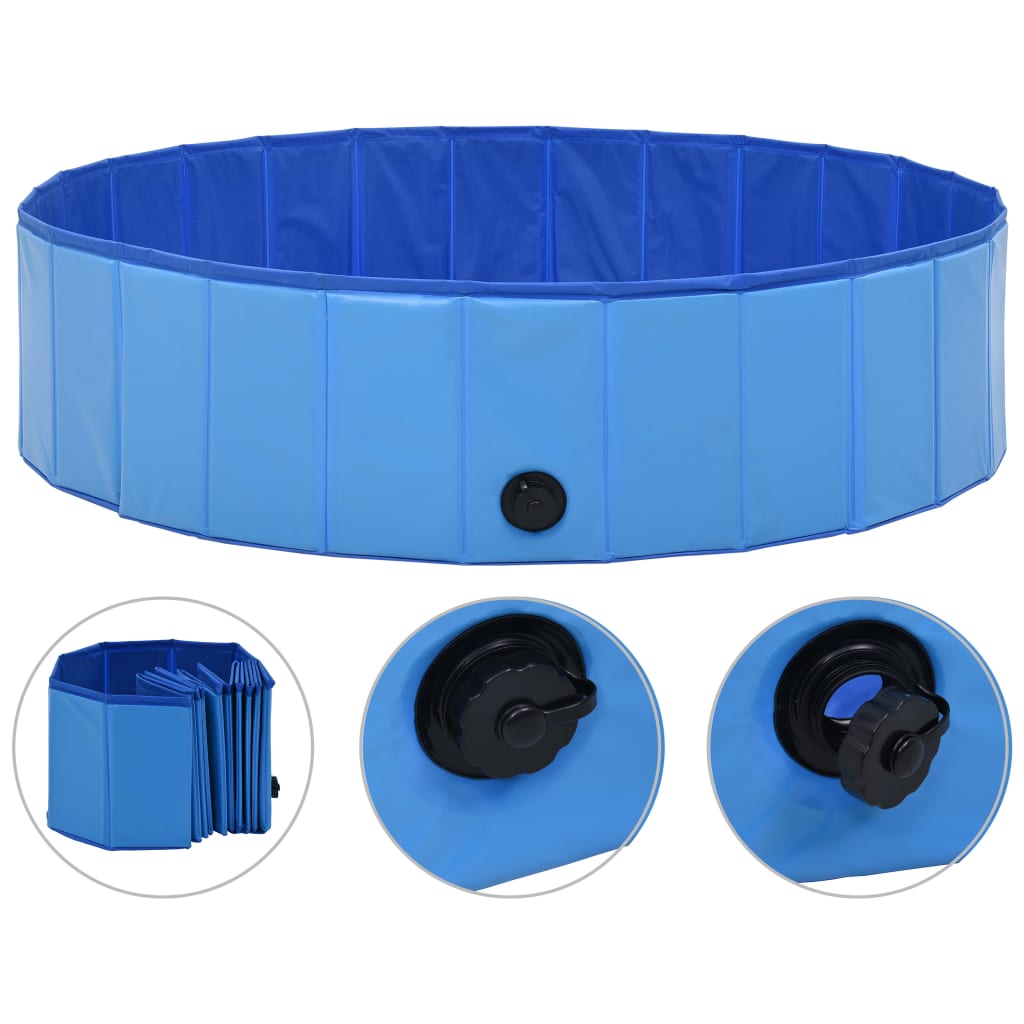 Hundepool Rot Ø200 x 30 cm Dicker PVC