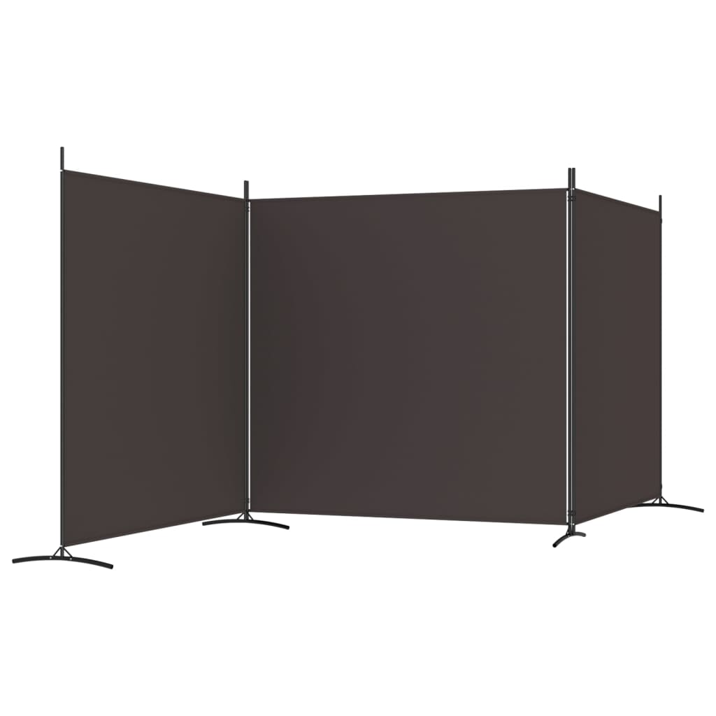 Einzel Panel Raumteiler Beige 175 x 180 cm Stoff