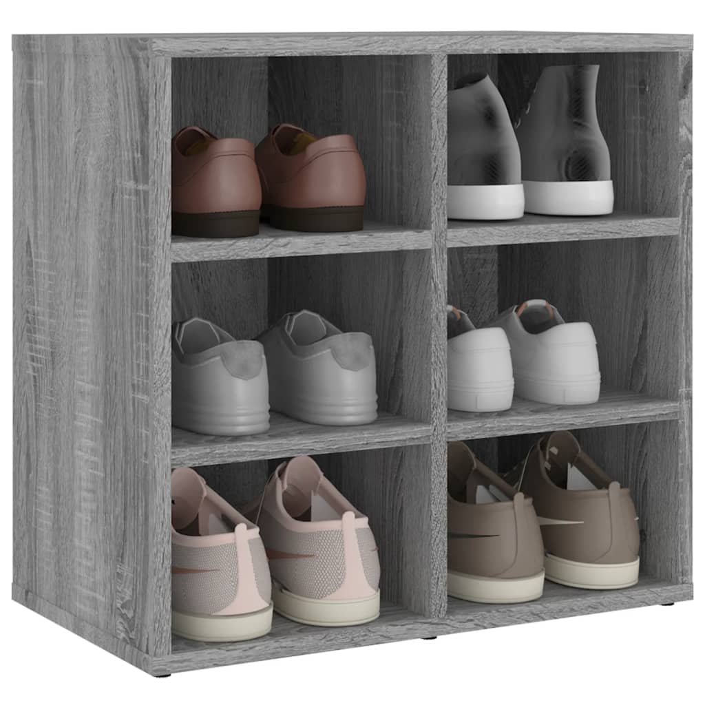 Schuhregale 2 Stk. Weiß 52,5x30x50 cm