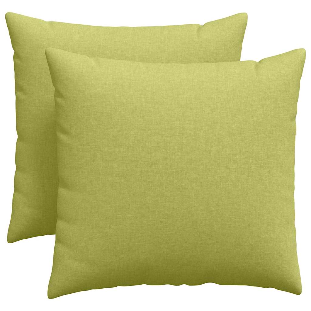Sofakissen 2 pcs Hellgrau 50 x 30 cm Stoff