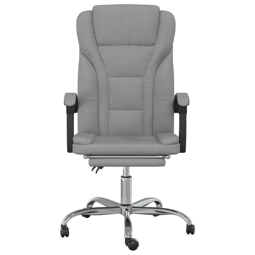 Bürostuhl mit Liegefunktion Taupe Stoff