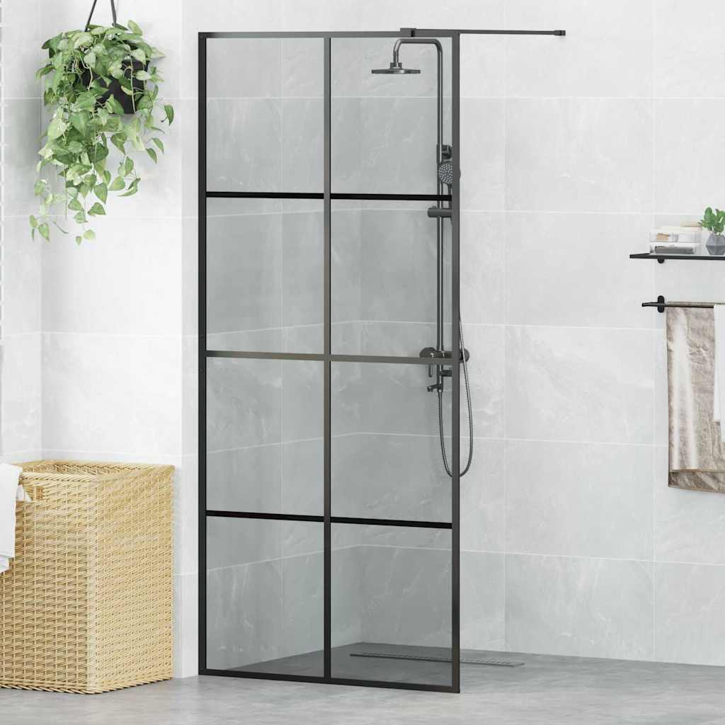 Duschwand für Begehbare Dusche mit Klarem ESG Glas 80x195 cm