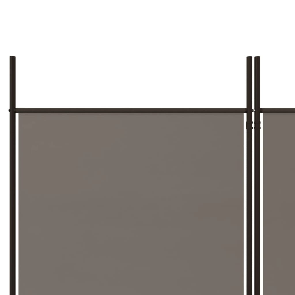 3-teiliger Raumteiler Beige 150 x 180 cm Stoff