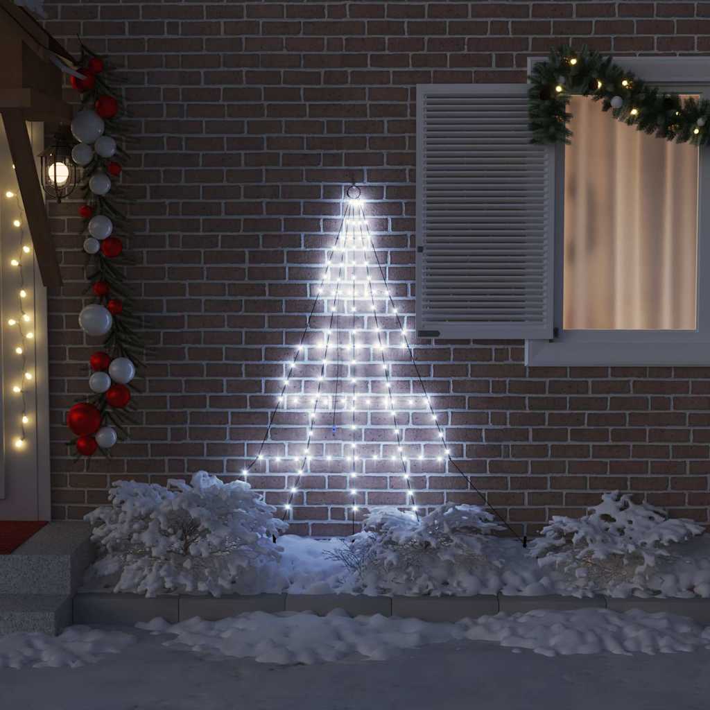 LED Weihnachtsbaum mit Erdspießen Warmes Weiß 182 cm Metall
