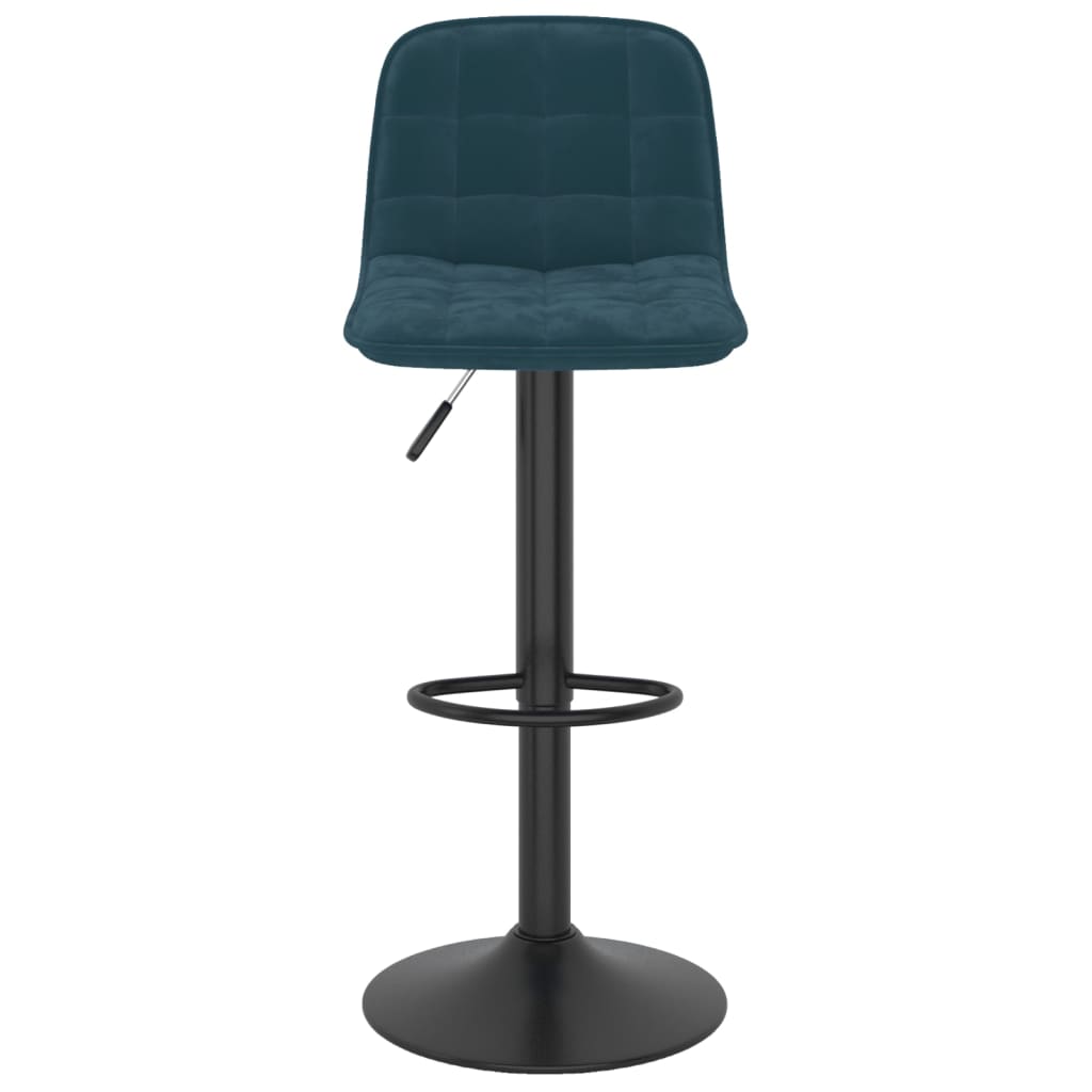 Barhocker 2 Stk. Hellgrün Samt