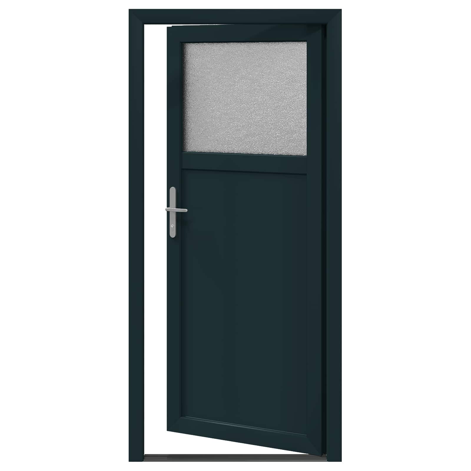 Seiteneingangstür Anthrazit 98 x 198 cm PVC