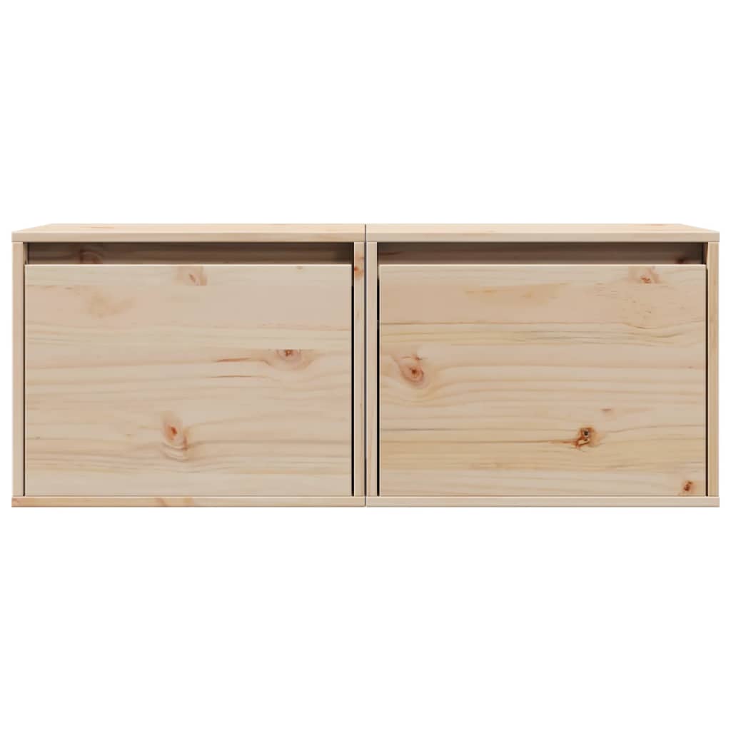 Wandschrank 45x30x35 cm Massivholz Kiefer