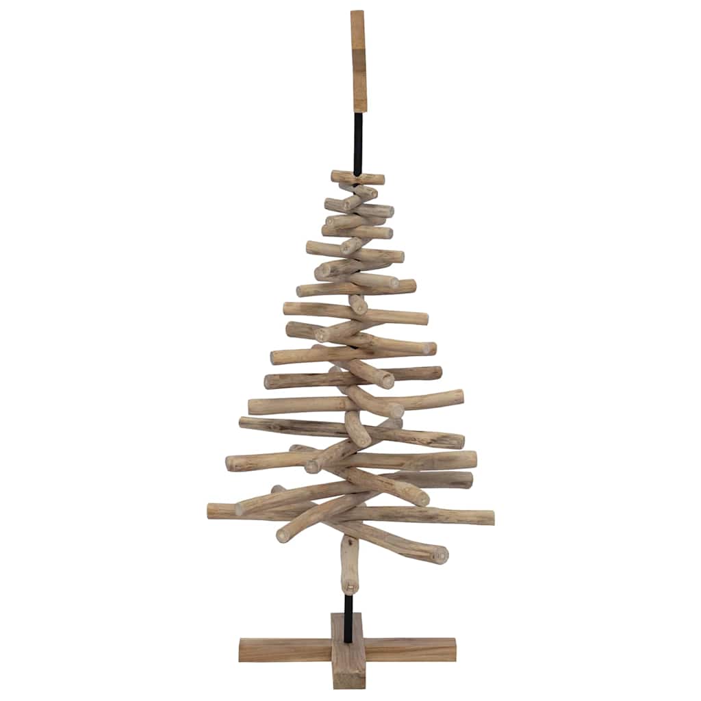 Weihnachtsbaum mit Ständer Braun 60 cm Massivholz Teak
