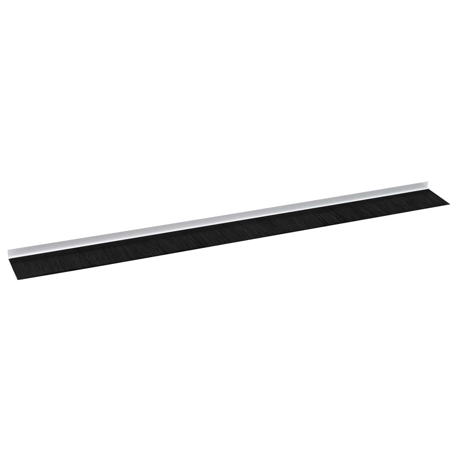 Selbstklebende Türbürstendichtungen 2 pcs Braun 100 cm