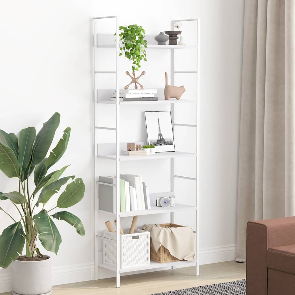 Bücherregal 3 Regalböden Schwarz 60×27,6×90,5 cm Holzwerkstoff