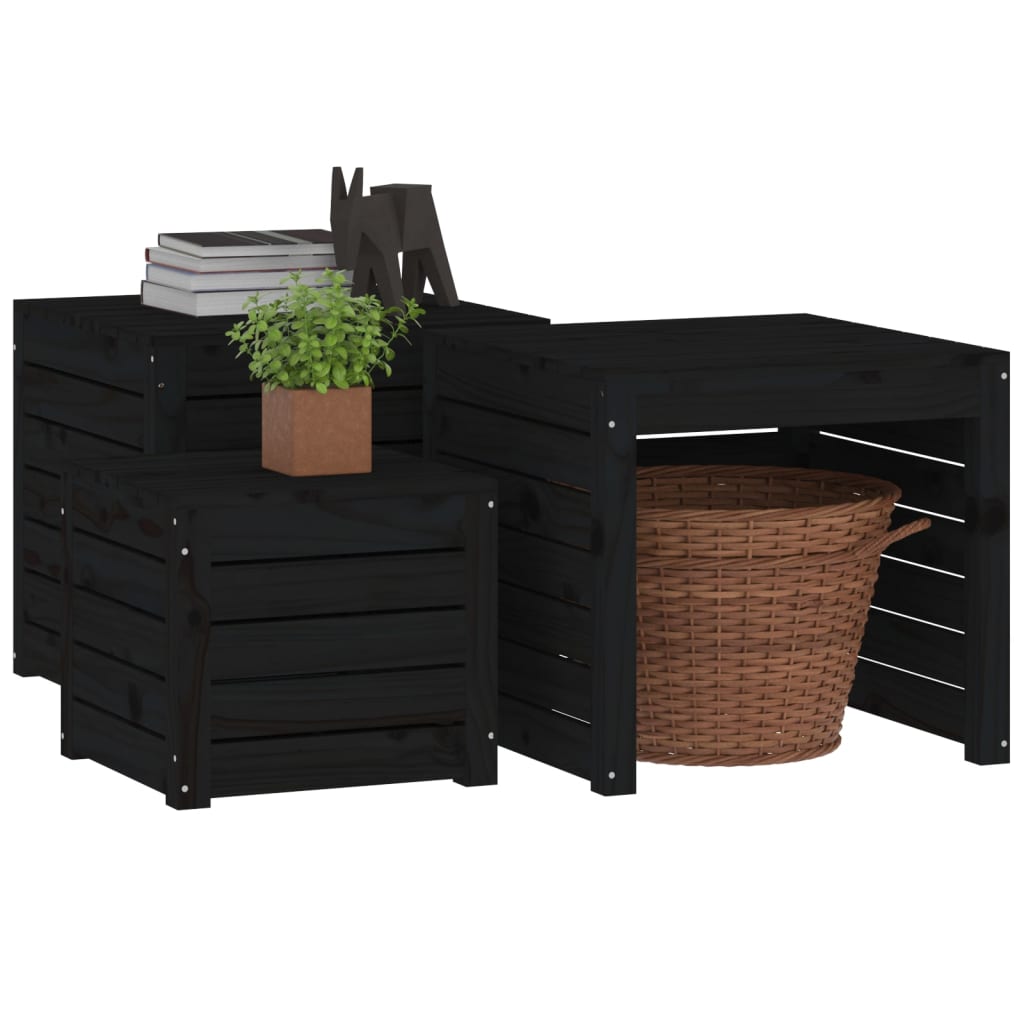 Gartenbox 101x50,5x46,5 cm Massivholz Kiefer
