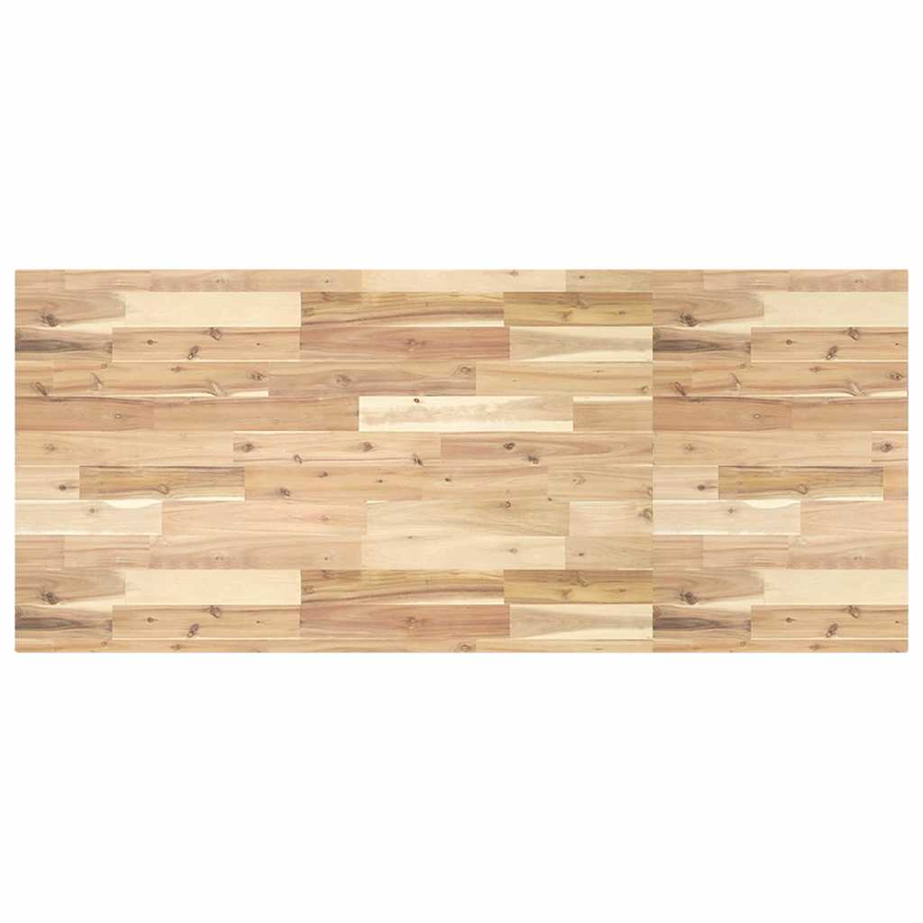 Tischplatte Rechteckig 60x50x2 cm Massivholz Akazie