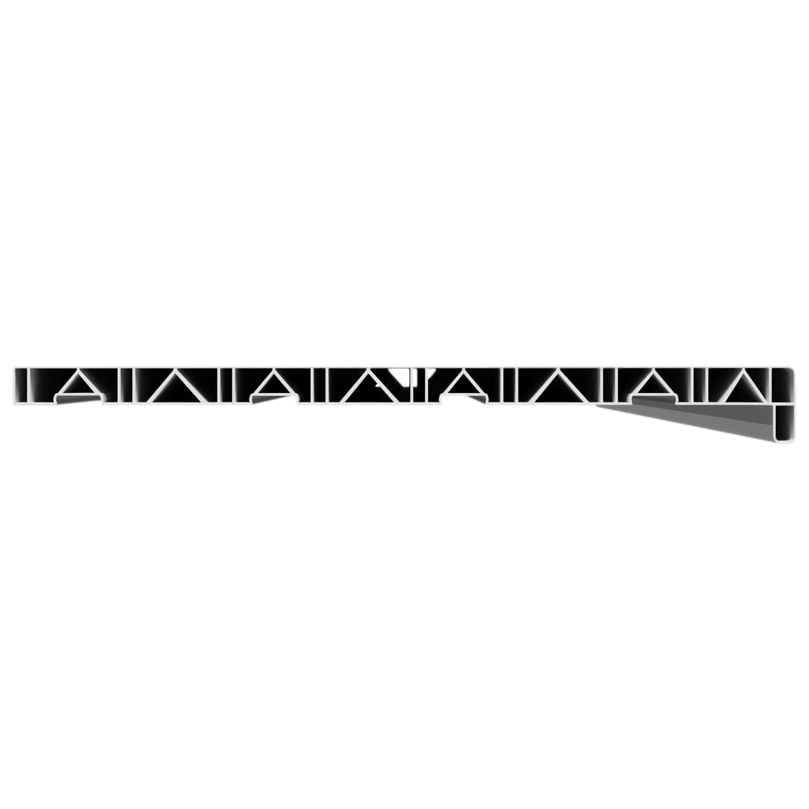 Fensterbank Weiß 60 x 10 x 4,5 cm PVC