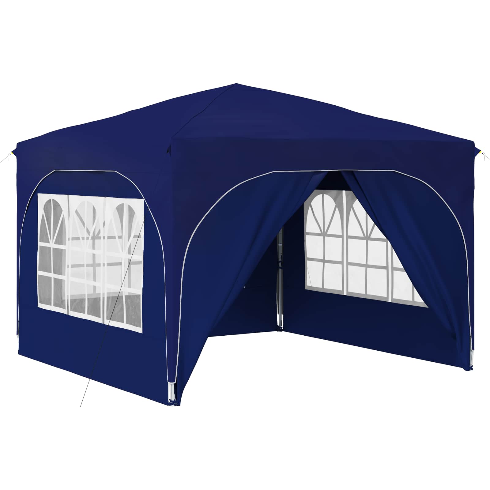 Pop-up Partyzelt 290 x 290 x 245 cm Creme