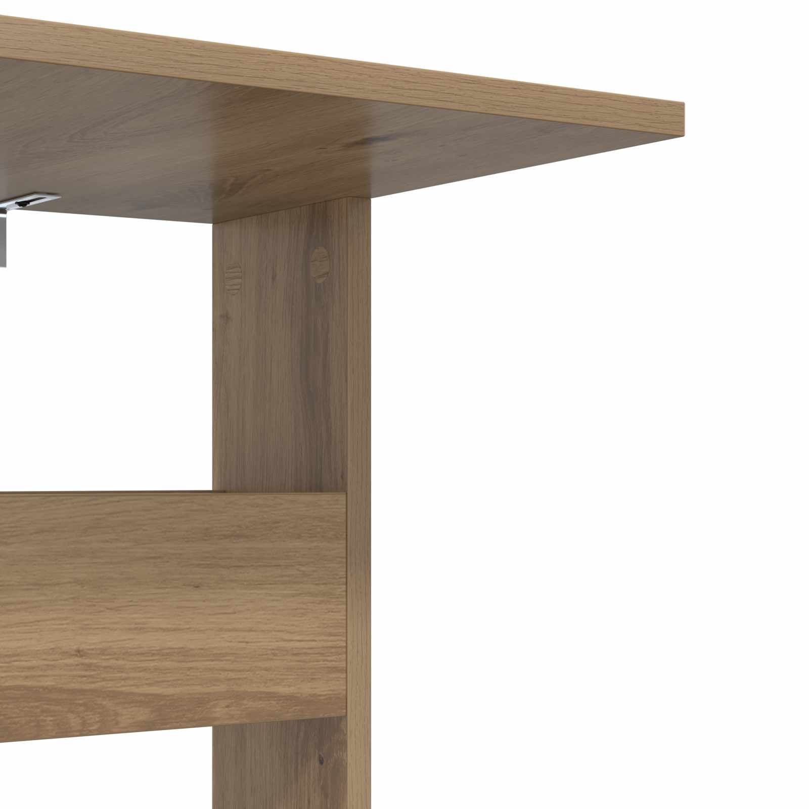Beistelltisch Weiß 40 x 35 x 60,5 cm Holzwerkstoff