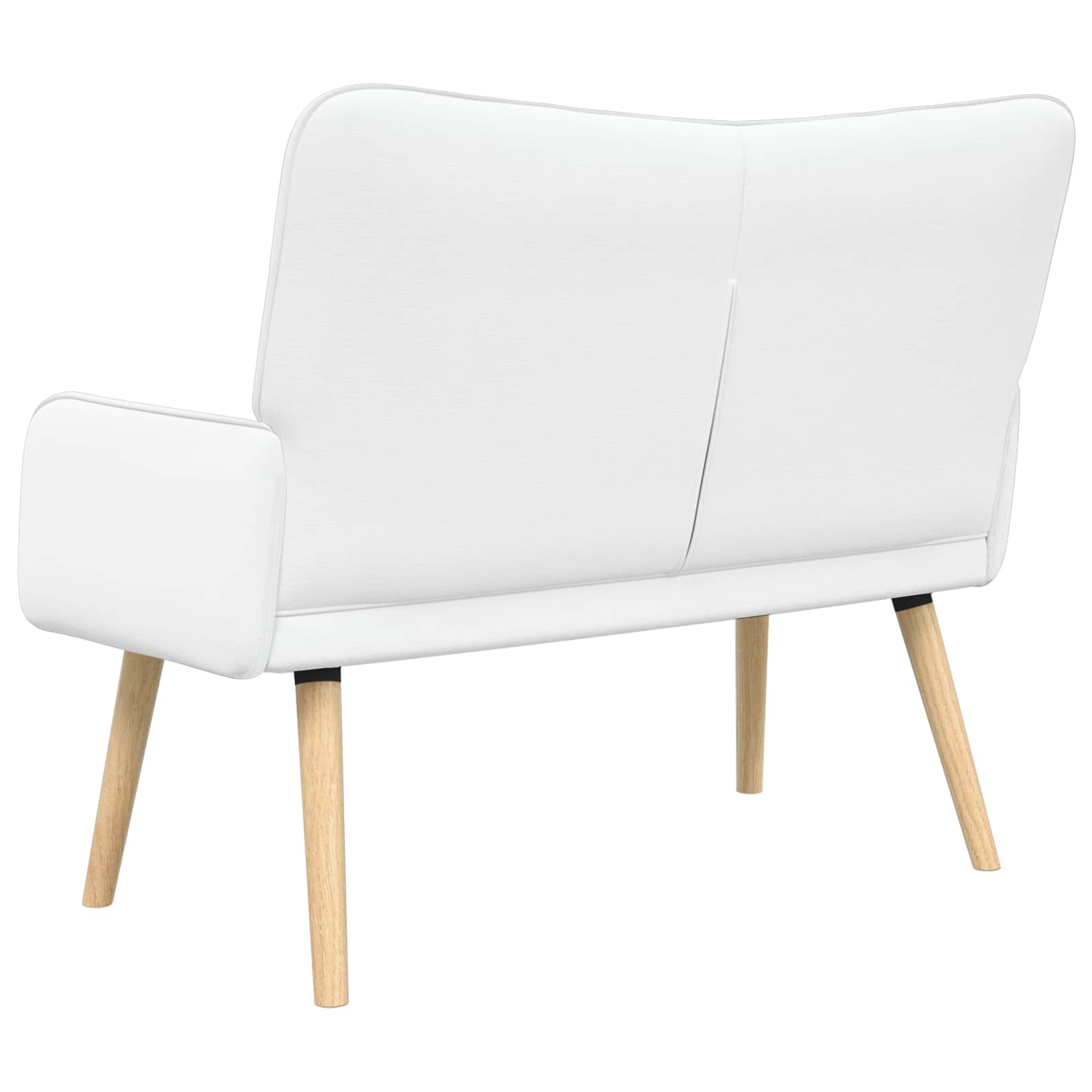2-Sitzer Sofa Hellgrau 115 x 61 x 87 cm Stoff