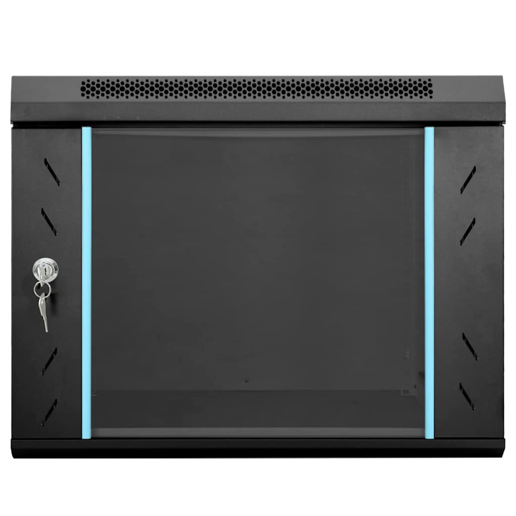 Netzwerkschrank mit Speicher Grau 60 x 45 x 28 cm Stahl