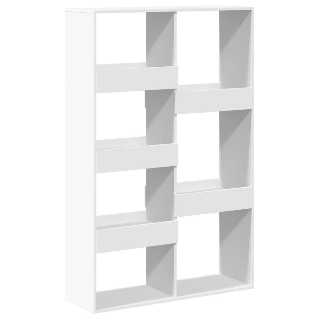 Bücherregal Weiß 100x33x135 cm Holzwerkstoff