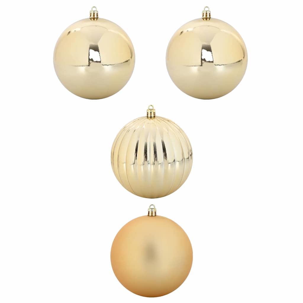 Weihnachtsbaumkugel Set XL 9 pcs Rot Kunststoff