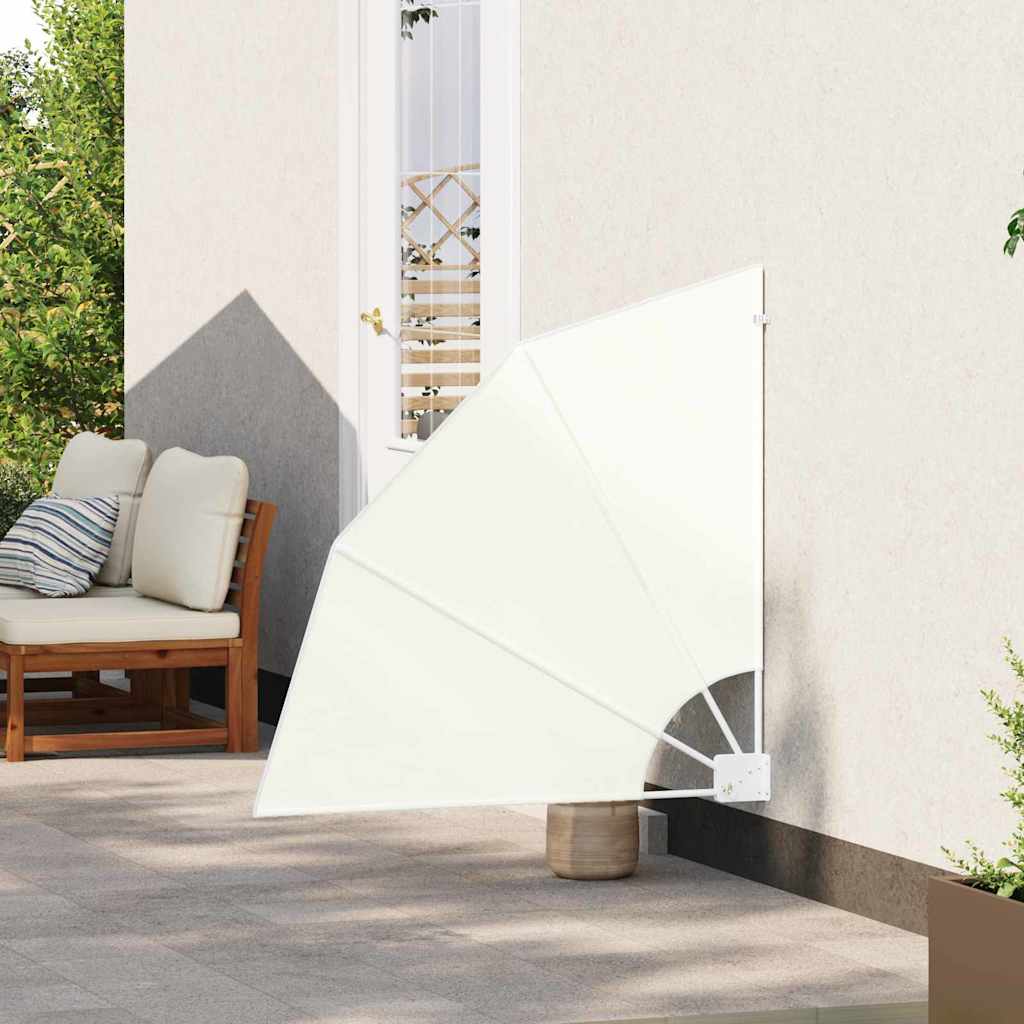 Faltbarer Balkonfächer Grau 210×210 cm