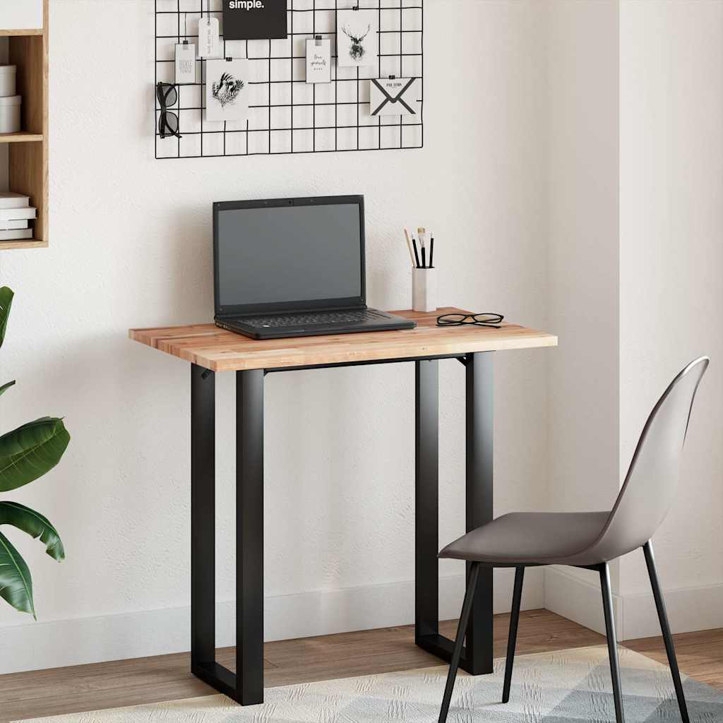 Tischplatte Rechteckig 60x50x2 cm Massivholz Akazie