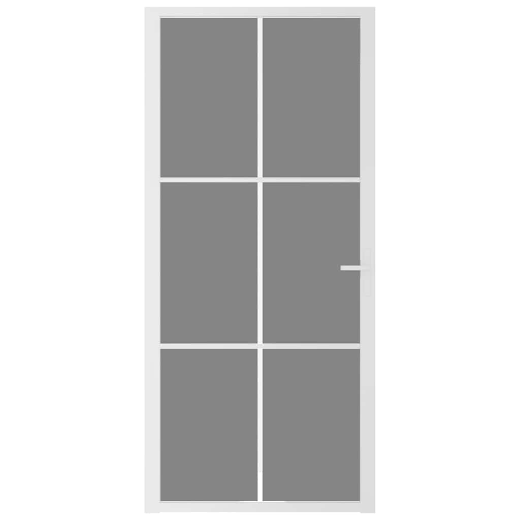 Innentür ESG Glas und Aluminium 76x201,5 cm Schwarz