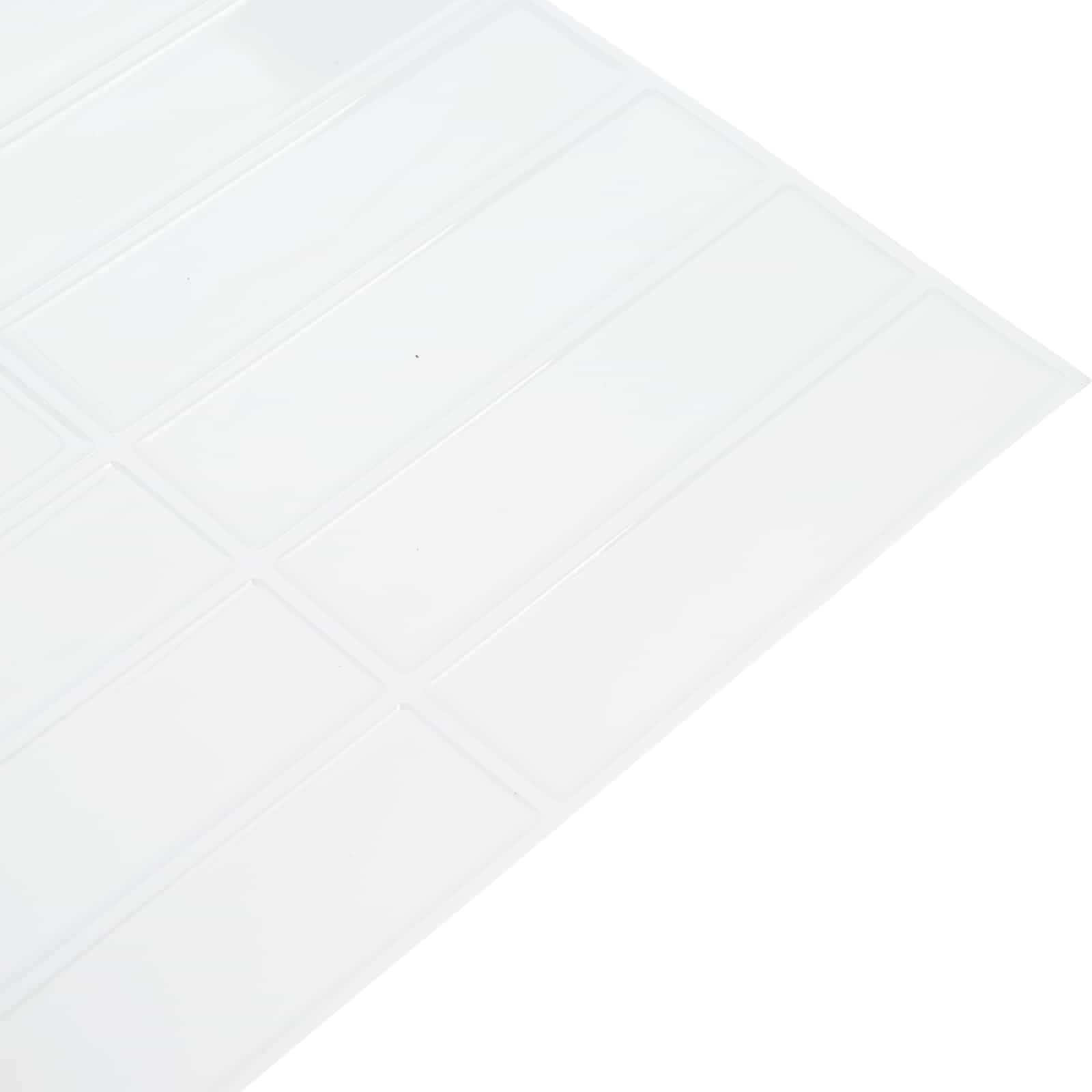 Rechteckige Fliese 10 pcs Dunkelgrün 29 x 23 x 0,08 cm