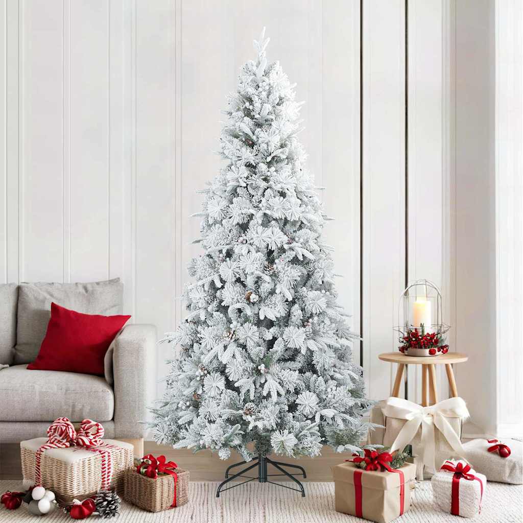Künstlicher klappbarer Weihnachtsbaum mit Ständer Grün 120 cm