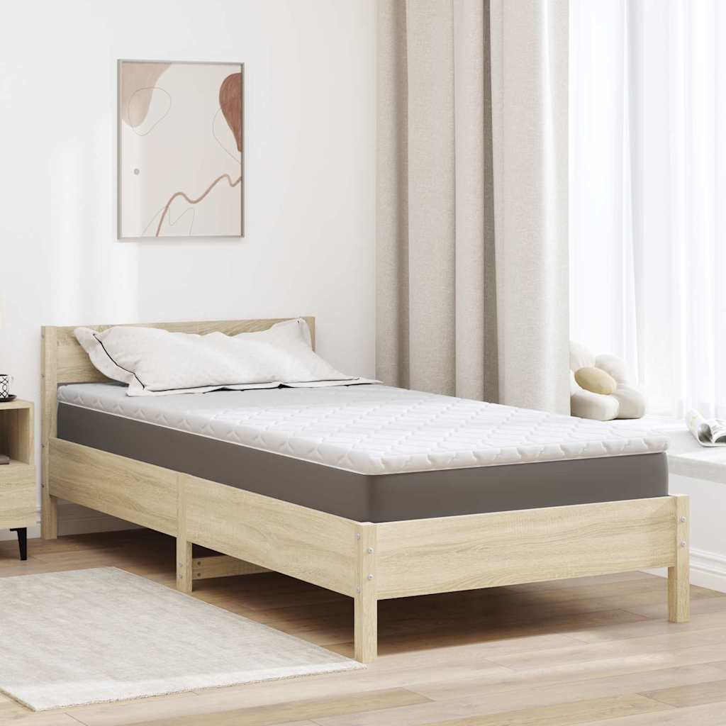 Kokosnuss Topper Weiß 70 x 200 cm Jacquard-Stoff