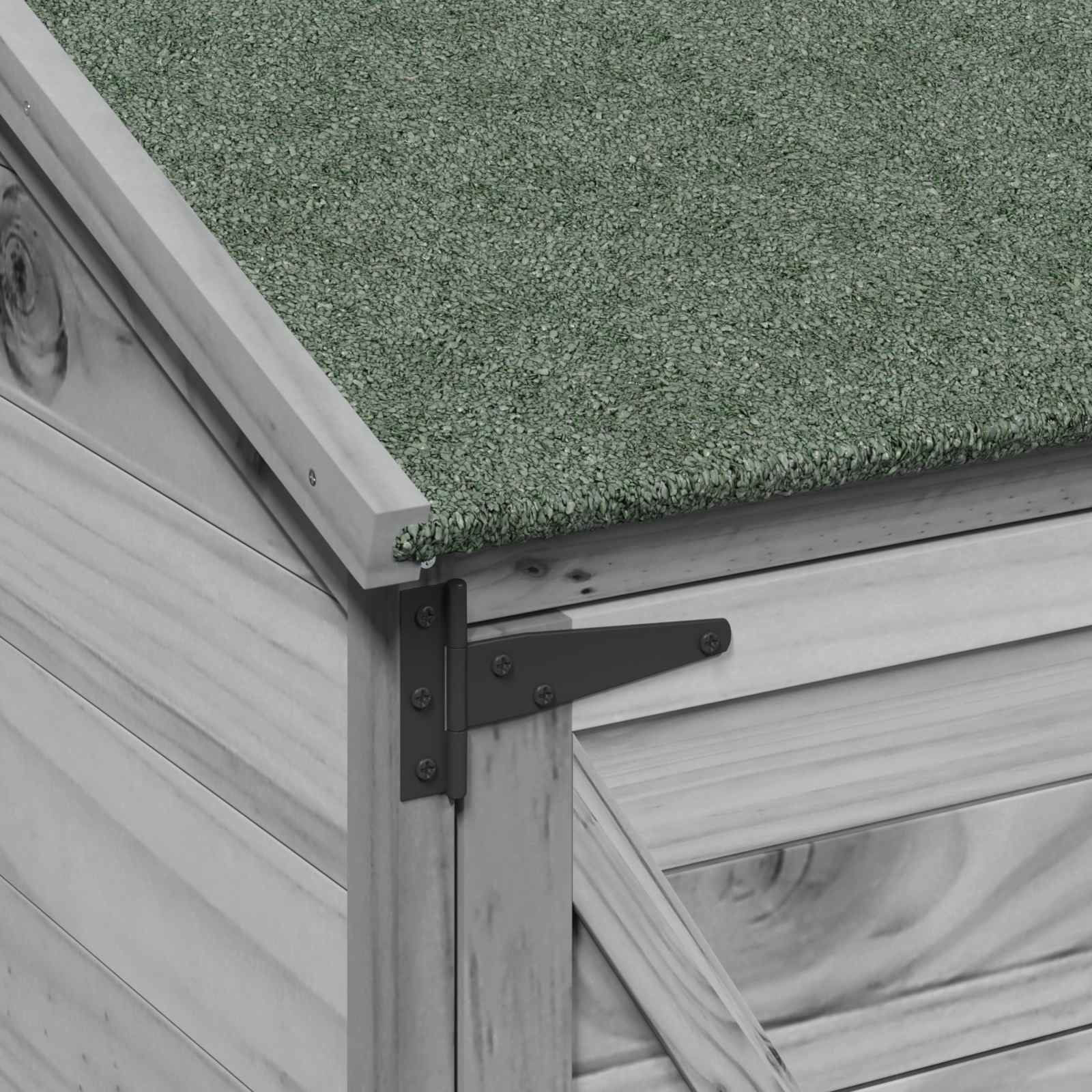 Gartenschuppen Natur 59,5 x 56 x 113,5 cm Massivholz aus Fichte