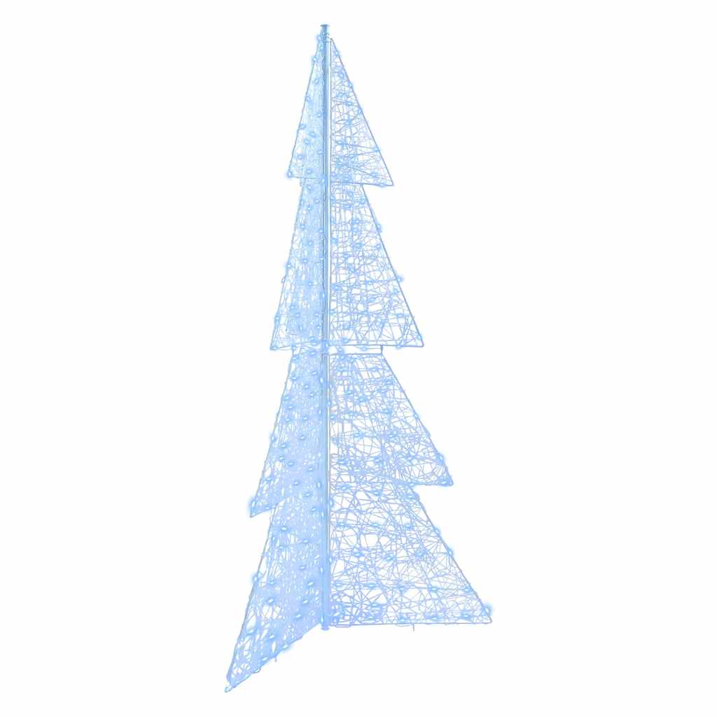 Weihnachtsbaum mit 100 LEDs Warmes Weiß 120 cm Acryl
