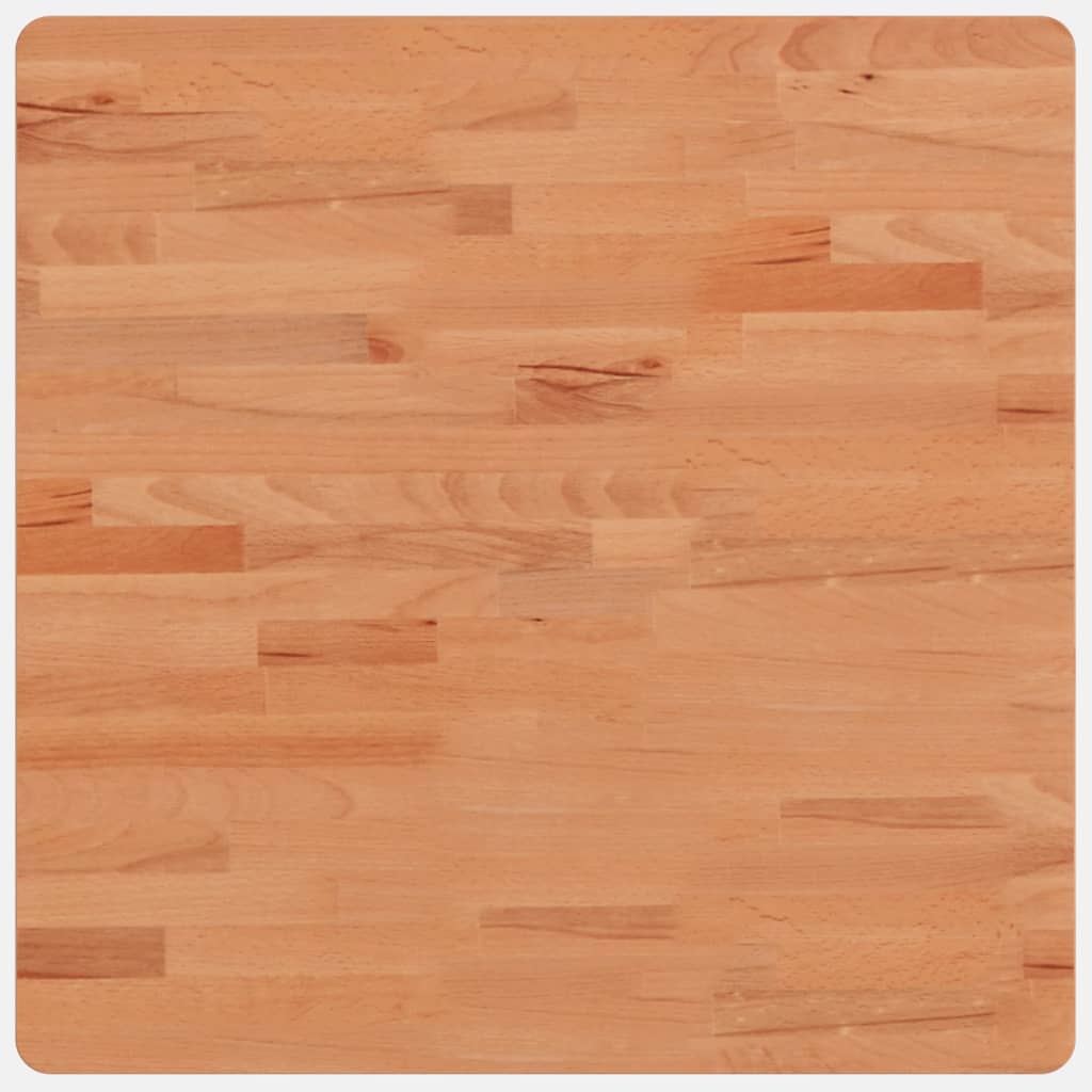 Tischplatte Ø30x1,5 cm Rund Massivholz Buche