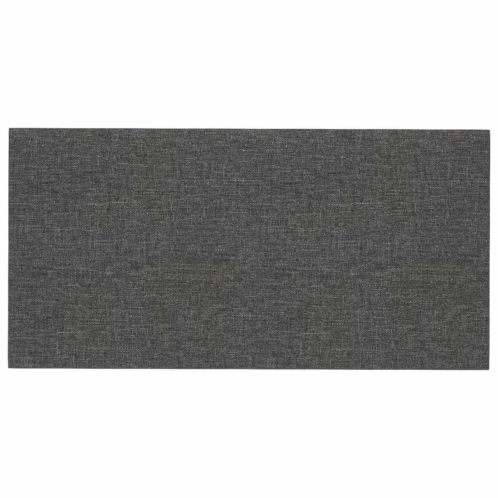 Wandkopfteilen 12 pcs 30 x 15 cm Creme Stoff