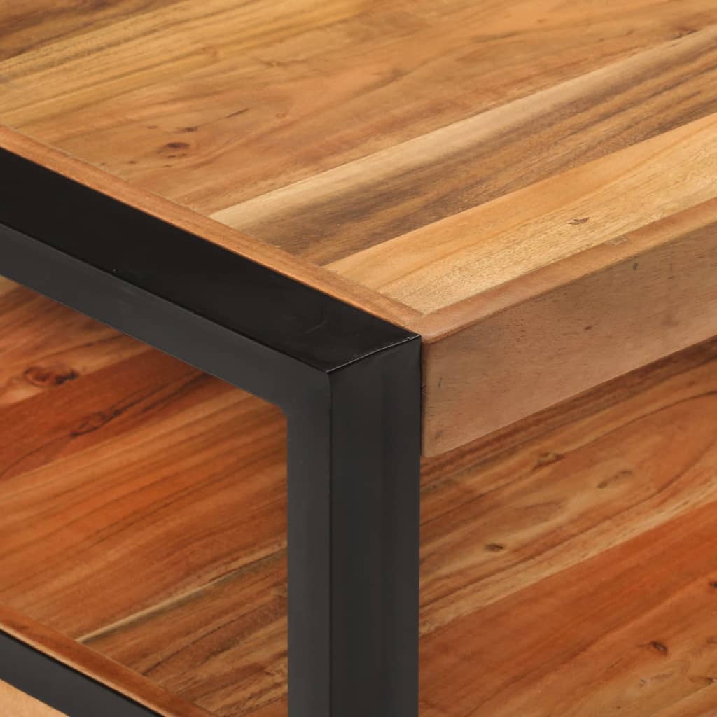 Couchtisch 120x55x40 cm Massivholz Mango