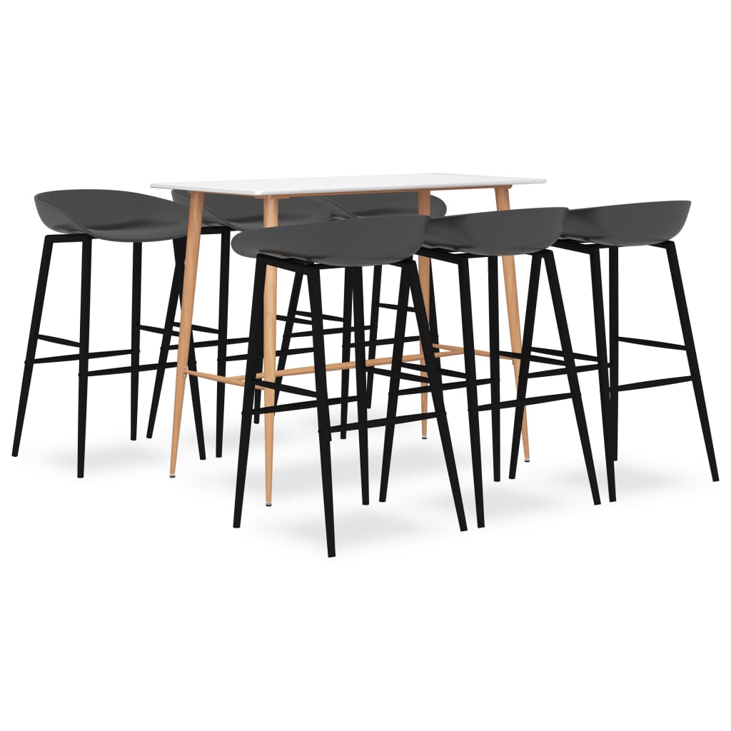 5-tlg. Bar-Set Weiß