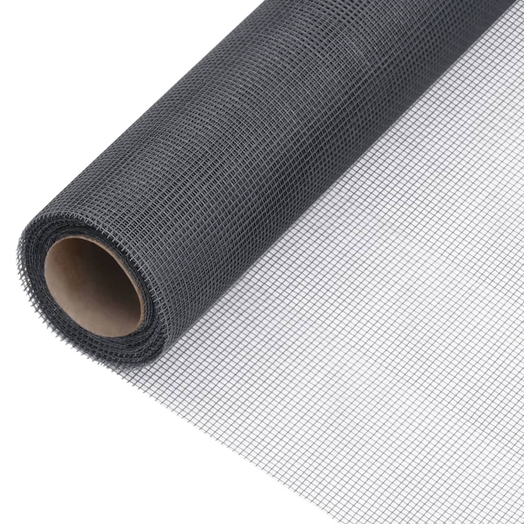 Fiberglas Mesh-Rolle Insektenschutzgitter Tür/Fenster 100 x 500 cm schwarz